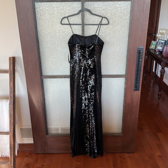 AIDAN MATTOX Womens Sleeveless Sweetheart Neckline Full-Length Formal dress Sz 0 - Picture 6 of 11